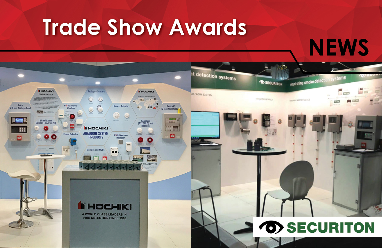 You are currently viewing Hochiki and Securiton stands at Fire Australia Both Take Awards